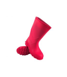 Bottes de pluie fuchsia pour fille BUBBLE BOBBLE c395