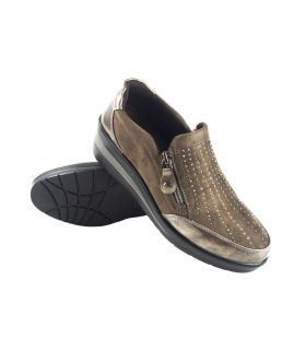Damenschuh AMARPIES 25337 und Taupe