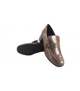 Sapato feminino DESIREE , tamanho 4, cor taupe