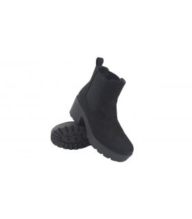 Botín señora D'ANGELA 22182 dht negro