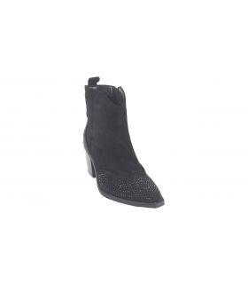 D'ANGELA 25232 drb schwarze Damen-Ankle-Boots