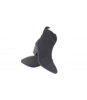 D'ANGELA 25232 drb schwarze Damenstiefelette