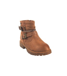 Botas de tornozelo de couro MUSTANG KIDS 48860 para meninas
