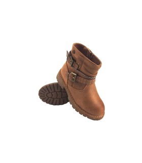 MUSTANG KIDS 48860 Leder-Ankle-Boots für Mädchen