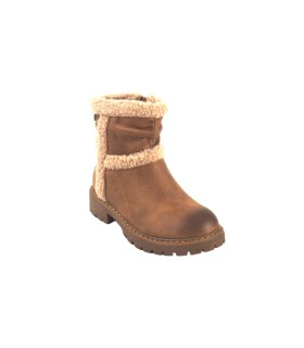 Botas de tornozelo de couro MUSTANG KIDS 48857 para meninas