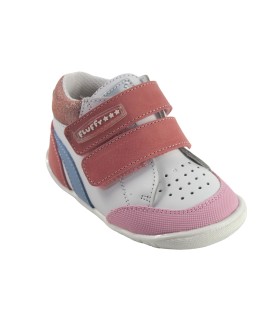 Chaussure FLUFFY pour fille, une bleue et une rose