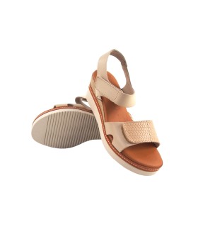 Sandalia señora EVA FRUTOS 565 beig