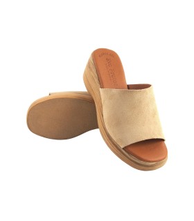 EVA FRUTOS Damen Sandale 4767 beige