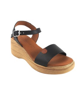 Sandale pour femme EVA FRUTOS 4792 en noir