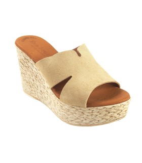 EVA FRUTOS 1901 beige Damensandale