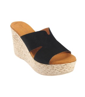 Sandale pour femme EVA FRUTOS 1901 en noir