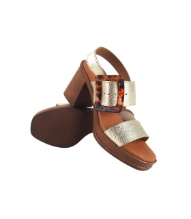 Sandale femme dorée EVA FRUTOS 3657