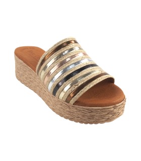 EVA FRUTOS Damen Sandale 726 Beige