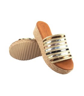 EVA FRUTOS Damen Sandale 726 Beige