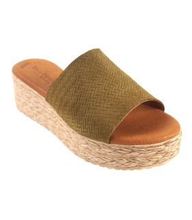 Sandalia señora EVA FRUTOS 767 kaki