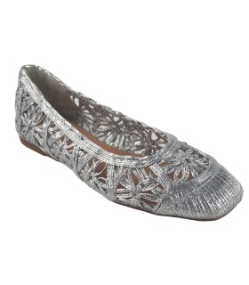 BIENVE ha2346 sapato feminino prateado