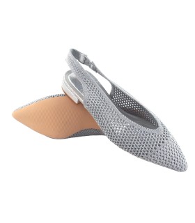 BIENVE s3192 silberner Damenschuh