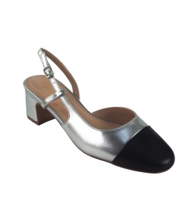 Chaussure femme argentée BIENVE b3055