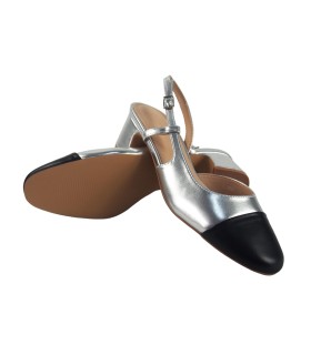 Chaussure femme argentée BIENVE b3055
