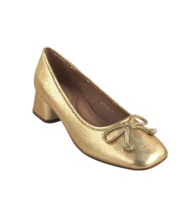 Sapato feminino BIENVE s2492 dourado