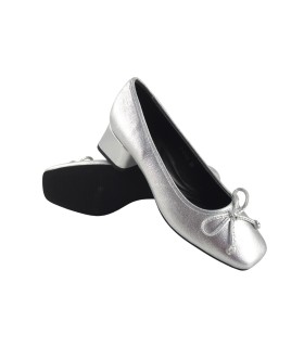BIENVE s2492 silberner Damenschuh