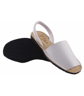 Sandale blanche pour femme DUENDY 9350