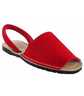 Sandália feminina vermelha DUENDY 9350