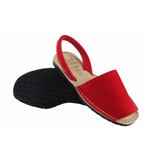 Sandália feminina vermelha DUENDY 9350