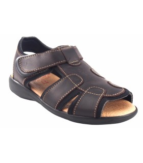 Sandália masculina DUENDY , tamanho 12, marrom