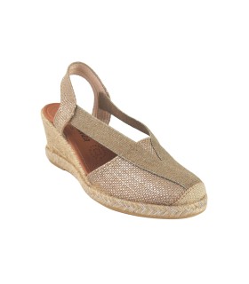 Sapato feminino prateado CALZAMUR 40164