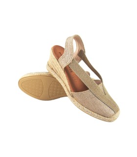 Sapato feminino prateado CALZAMUR 40164