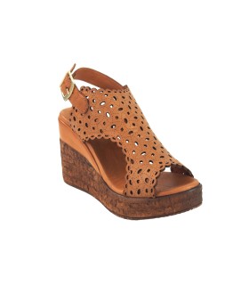 Sandália feminina TOP3 sr24488 em couro