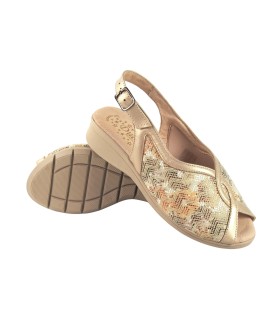Pieds délicats dame DUENDY 496 platine