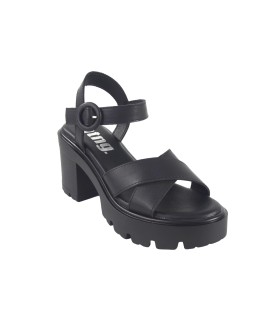 Sandales noires pour femmes MUSTANG 53335