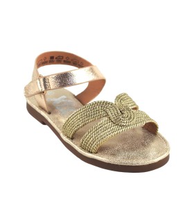 XTI KIDS 150864 goldene Sandale für Mädchen