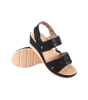 AMARPIES 26616 schwarze Damensandale