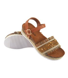Sandale en cuir pour femme ISTERIA 24091