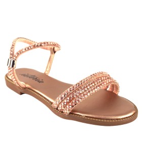 Sandale femme saumon ISTERIA 24116