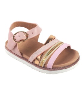 Sandália rosa infantil BUBBLE BOBBLE c186