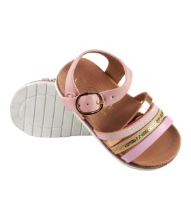 sandale rose pour fille BUBBLE BOBBLE c186