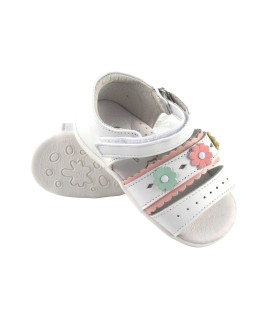 Chaussure blanche pour fille BUBBLE BOBBLE c615