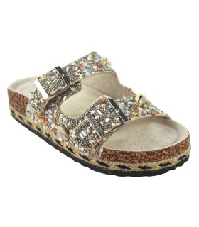 Sandale femme beige ISTERIA 24099