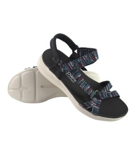 AMARPIES 26588 schwarze Damensandale