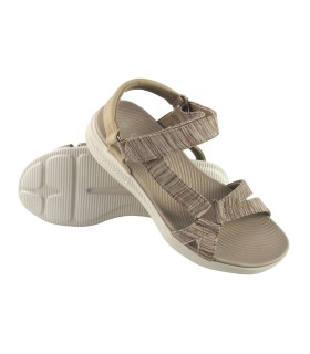 AMARPIES 26588 Damensandale in Taupe