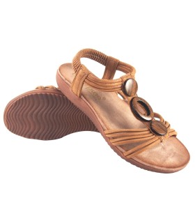 Damensandale AMARPIES 26676 abz Leder