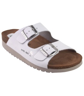 Sandale blanche pour femme INTER BIOS 7206-mg