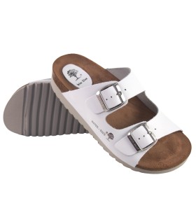 Sandália feminina branca INTER BIOS 7206-mg