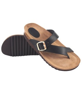 sandale noire pour femme INTER BIOS 7119 mm