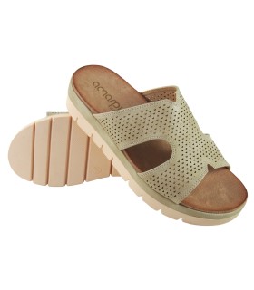 Sandália feminina AMARPIES 26632 abz bege
