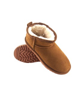 Botas de tornozelo femininas KELARA k41201 em couro